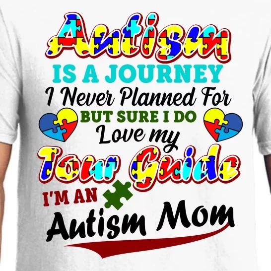 I'm An Autism Mom Tour Guide Quote Pajama Set