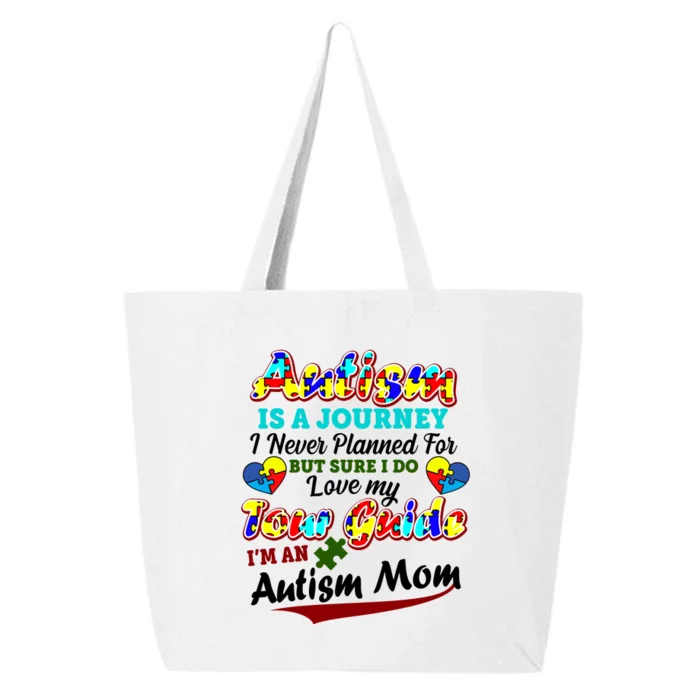 I'm An Autism Mom Tour Guide Quote 25L Jumbo Tote