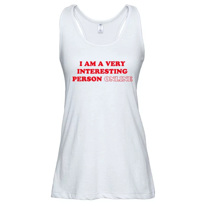 I Am A Very Interesting Person Online Ladies Essential Flowy Tank