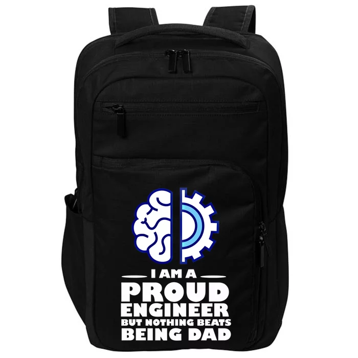 I Am A Proud Engineer But Nothing Betas Being A Dad Math Cute Gift Impact Tech Backpack