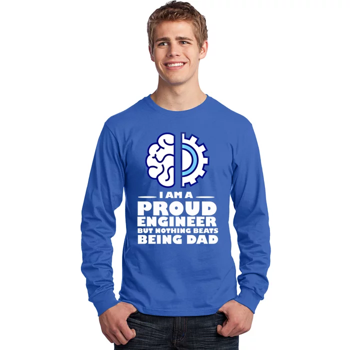 I Am A Proud Engineer But Nothing Betas Being A Dad Math Cute Gift Long Sleeve Shirt