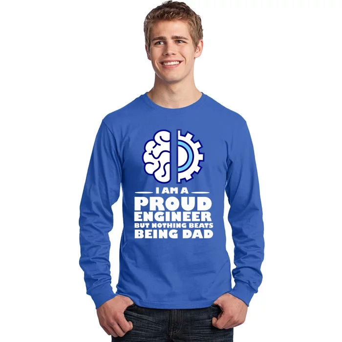 I Am A Proud Engineer But Nothing Betas Being A Dad Math Cute Gift Tall Long Sleeve T-Shirt