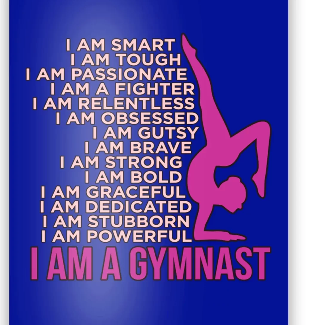 I Am A Gymnast Gymnastics Gymnastic Sports Lover Graphic Gift Poster