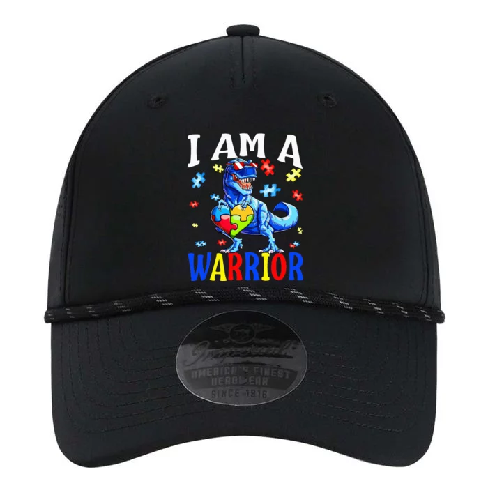 I Am A Warrior Autism Family Dinosaur Autism Awareness Performance The Dyno Cap