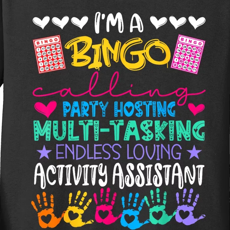 IM Activity Assistant National Activity Professionals Week Kids Long Sleeve Shirt