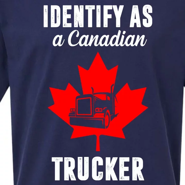 Identify As A Canadian Trucker Sueded Cloud Jersey T-Shirt