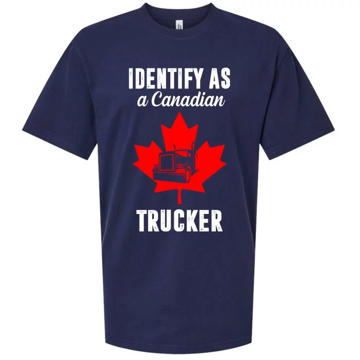 Identify As A Canadian Trucker Sueded Cloud Jersey T-Shirt