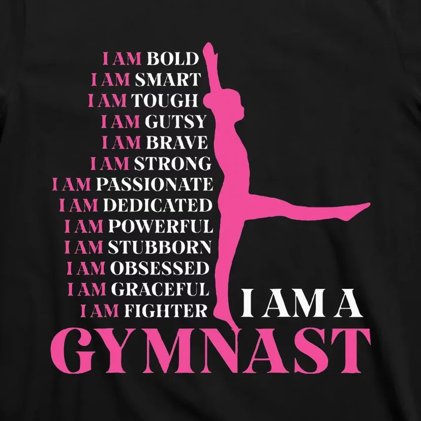 I Am A Gymnast Gymnastics Women Sports T-Shirt