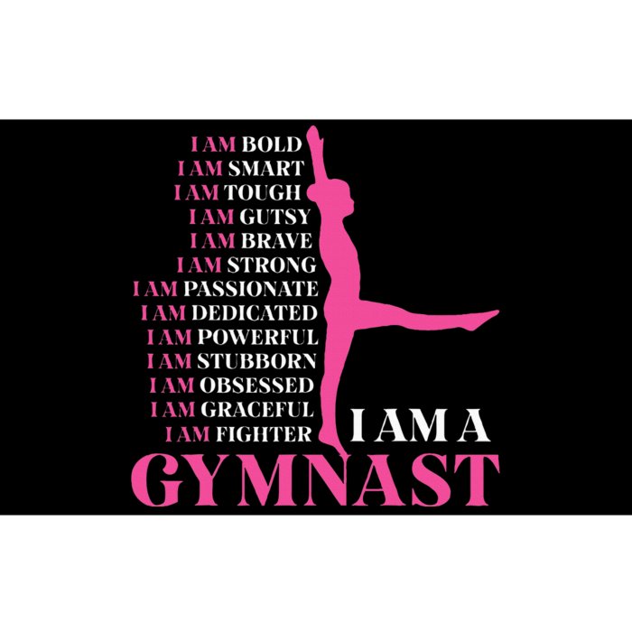 I Am A Gymnast Gymnastics Women Sports Bumper Sticker