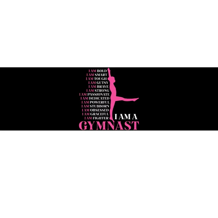 I Am A Gymnast Gymnastics Women Sports Bumper Sticker