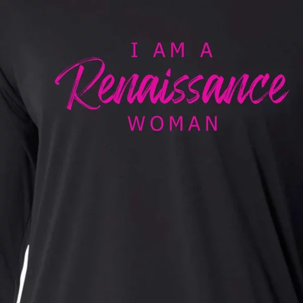 I Am A Renaissance Woman Cooling Performance Long Sleeve Crew