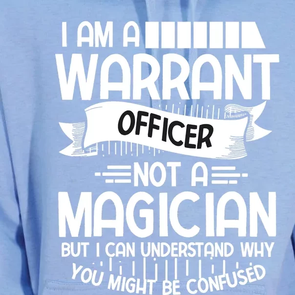 I Am A Warrant Officer Not A Magician Warrant Officer Daddy Unisex Surf Hoodie