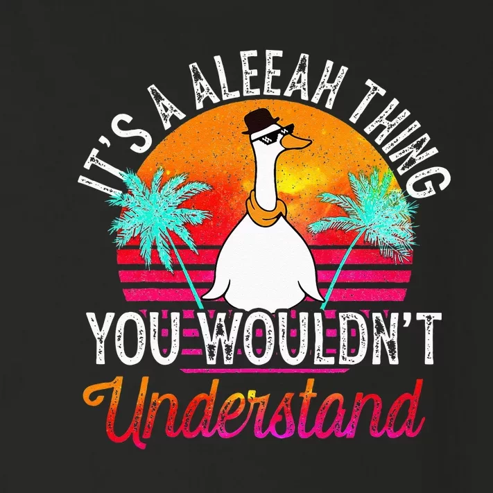 Its A Aleeah Thing You Wouldnt Understand Funny Aleeah Toddler Long Sleeve Shirt