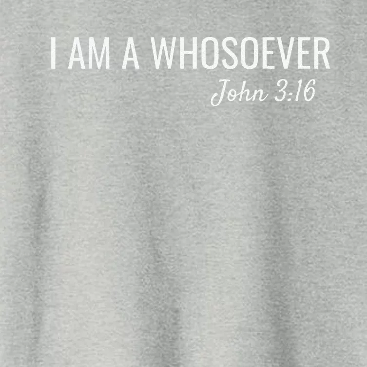 I Am A Whosoever John 316 Christian Faith Bible Verse Jesus Women's Crop Top Tee