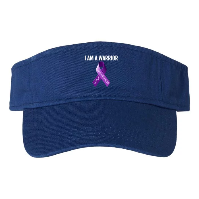 I Am A Warrior Lupus Awareness Cool Gift Valucap Bio-Washed Visor