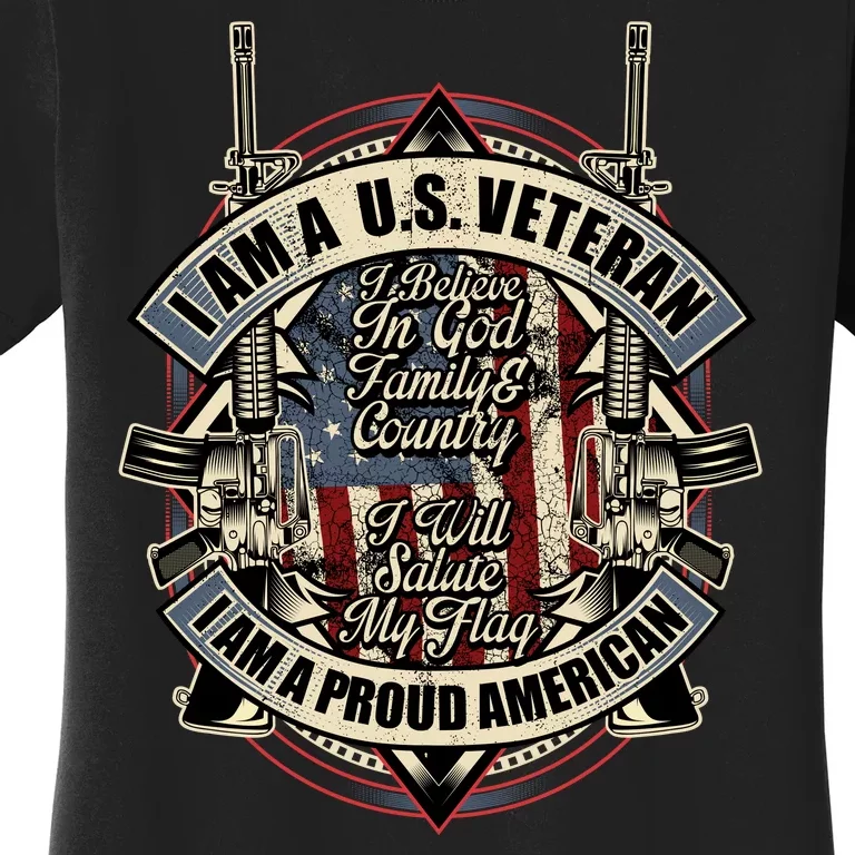 I Am A Us Veteran Women's T-Shirt