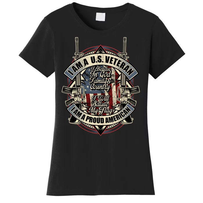 I Am A Us Veteran Women's T-Shirt