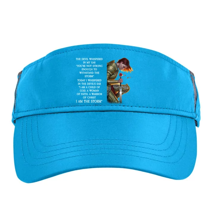 I Am A Of God A Of Faith Gift Adult Drive Performance Visor