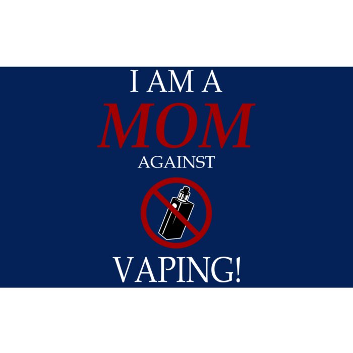 I Am A Mom Against Vaping Bumper Sticker