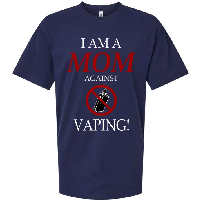 I Am A Mom Against Vaping Sueded Cloud Jersey T-Shirt