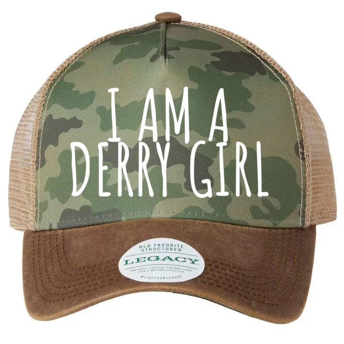 I Am A Derry Gift Legacy Tie Dye Trucker Hat