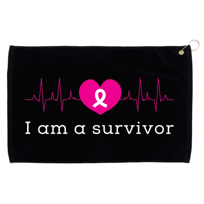 I Am A Survivor Cancer Grommeted Golf Towel