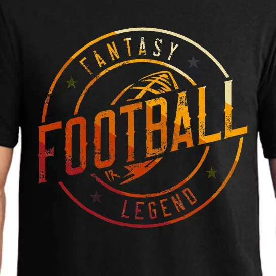 I Am A Fantasy Football Legend Retro Fantasy Football Pajama Set