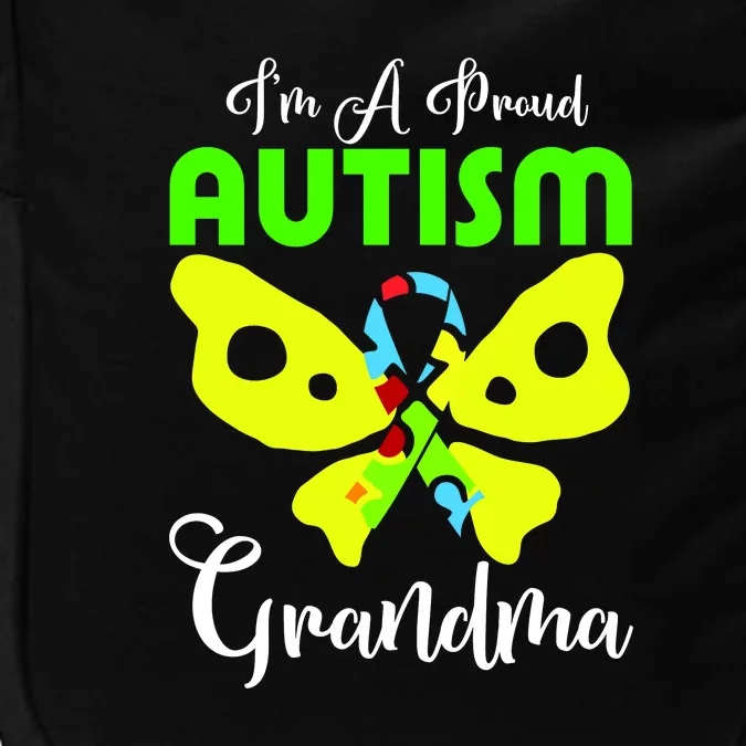 I Am A Proud Autism Grandma Impact Tech Backpack