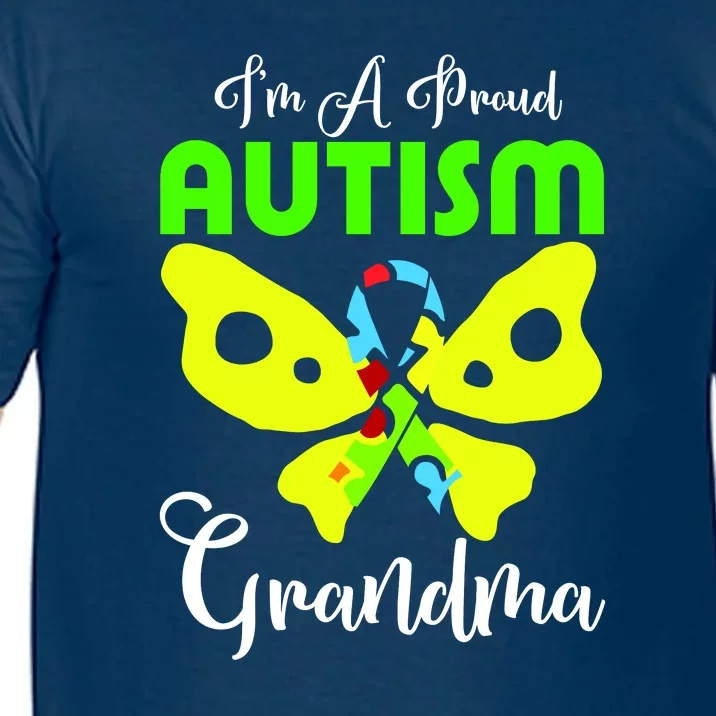 I Am A Proud Autism Grandma Comfort Colors T-Shirt