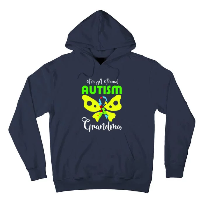 I Am A Proud Autism Grandma Tall Hoodie