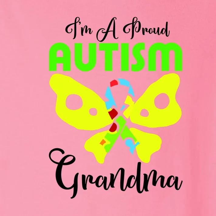 I Am A Proud Autism Grandma Toddler Long Sleeve Shirt