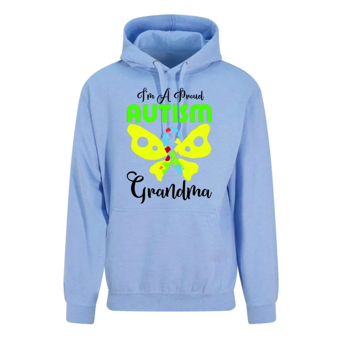 I Am A Proud Autism Grandma Unisex Surf Hoodie