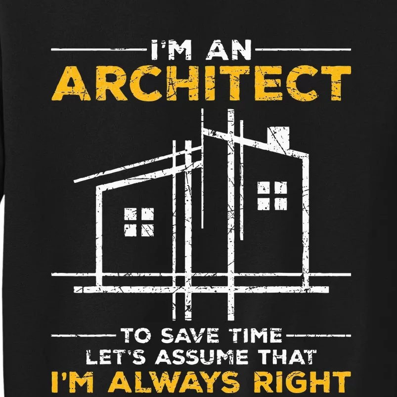 Im An Architect Architecture Funny Architect Tall Sweatshirt