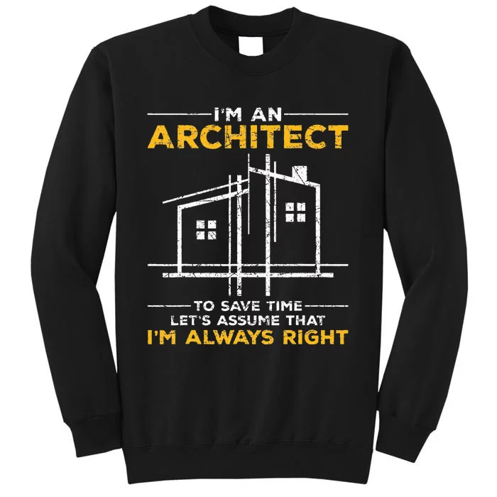 Im An Architect Architecture Funny Architect Tall Sweatshirt