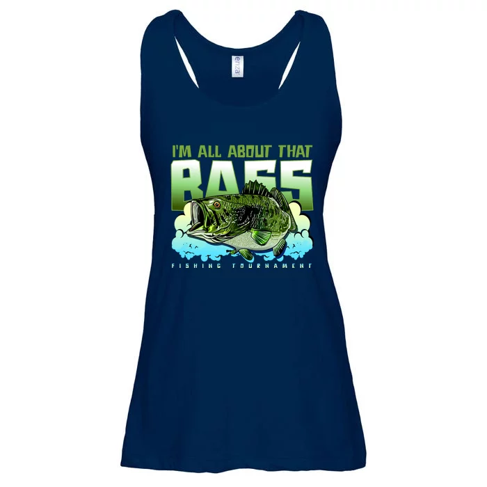 I Am All About That Bass Fishing Ladies Essential Flowy Tank