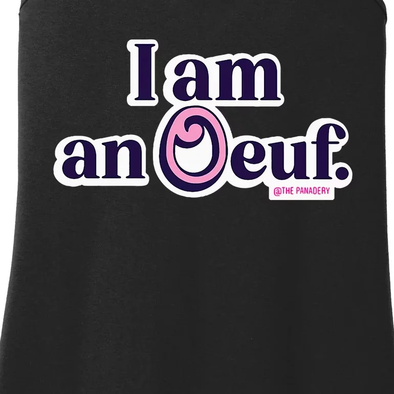 I Am An Oeuf Ladies Essential Tank