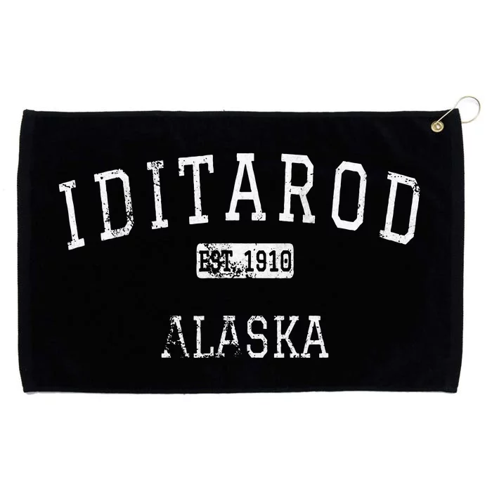 Iditarod Alaska Ak Vintage Grommeted Golf Towel