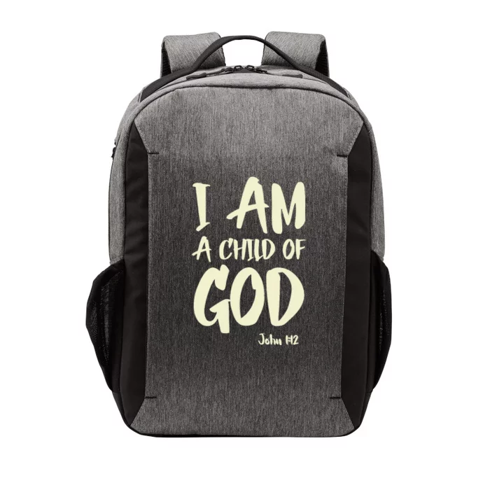 I Am A Child Of God John 112 Have Faith In Jesus Christ Vector Backpack