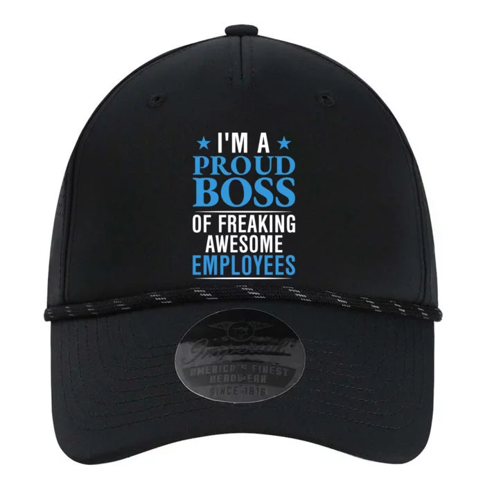 I Am A Proud Boss Of Freaking Awesome Employees Cool Gift Performance The Dyno Cap