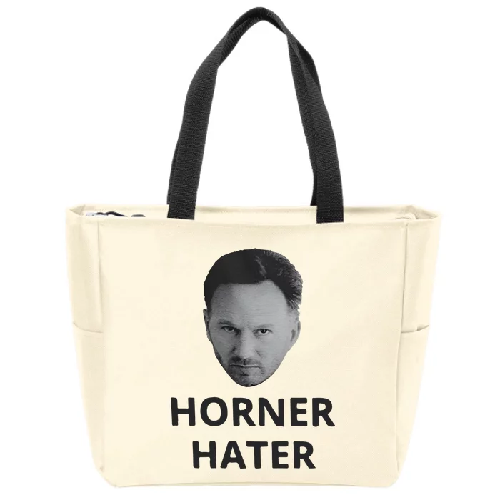 I Am A Hardcore Christian Front Horner Hater Back Zip Tote Bag