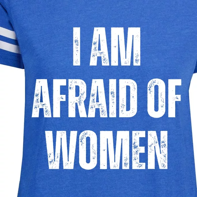 I Am Afraid Of Enza Ladies Jersey Football T-Shirt