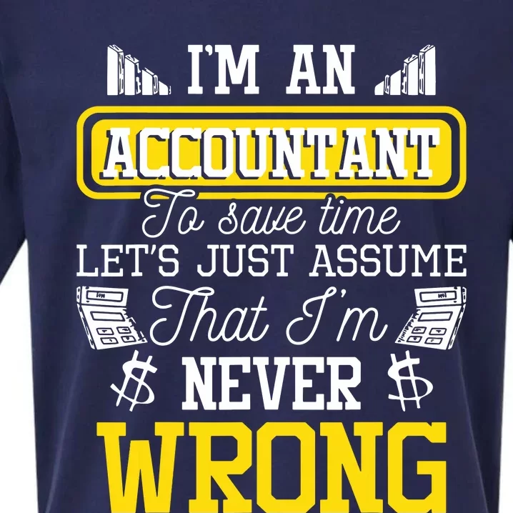 Im An Accountant To Save Time Auditor Auditing Bookkeeper Sueded Cloud Jersey T-Shirt