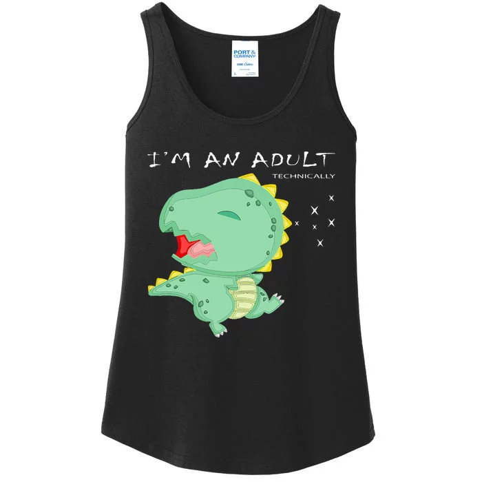 I'm an Adult Technically Funny 18th Birthday Ladies Essential Tank