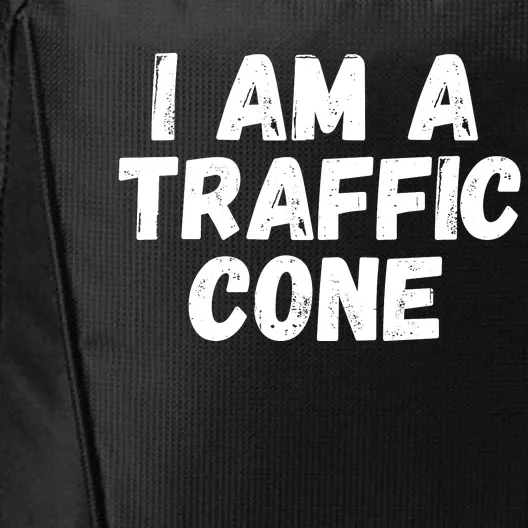 I Am A Traffic Cone, Traffic Cone Costume, Funny Halloween City Backpack