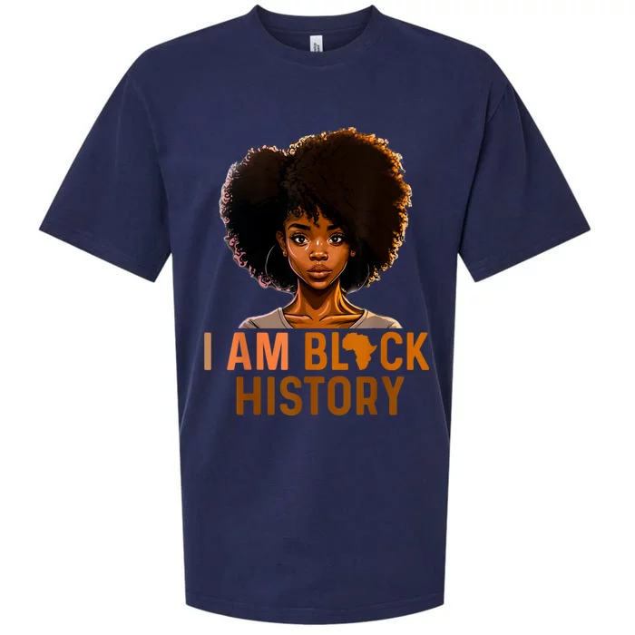 I Am Black History Sueded Cloud Jersey T-Shirt