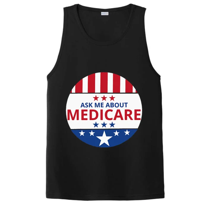 Insurance Agent Broker Sales Marketing Ask Me About Medicare Performance Tank