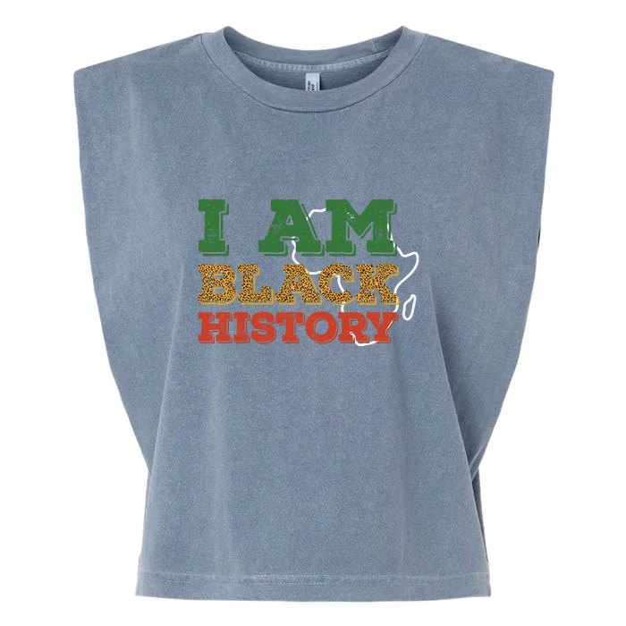 I Am Black History Month Gift African Pride Garment-Dyed Women's Muscle Tee