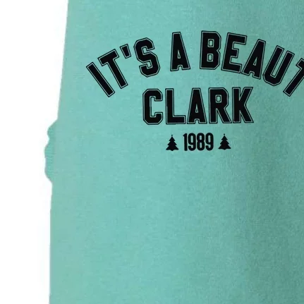 Its A Beaut Clark 1989 Christmas Tree Doggie 3-End Fleece Hoodie