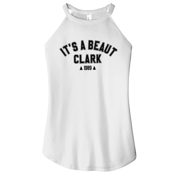 Its A Beaut Clark 1989 Christmas Tree Women’s Perfect Tri Rocker Tank