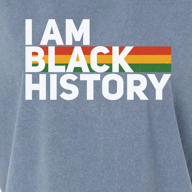 I Am Black History Month Flag Gift African Pride Garment-Dyed Women's Muscle Tee